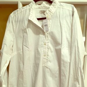 Ann Taylor Loft NWT-white tunic shirt